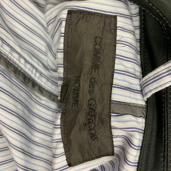 COMME des GARCONS HOMME Size L Black Cotton Blend Sport Coat - Picture 7 of 7